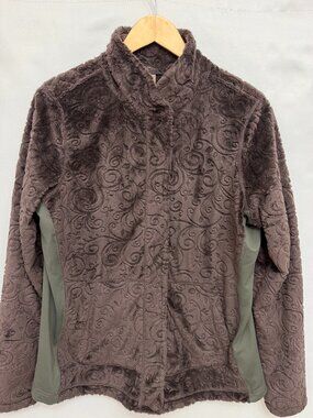 REI Plush Embossed Fleece Jacket Large